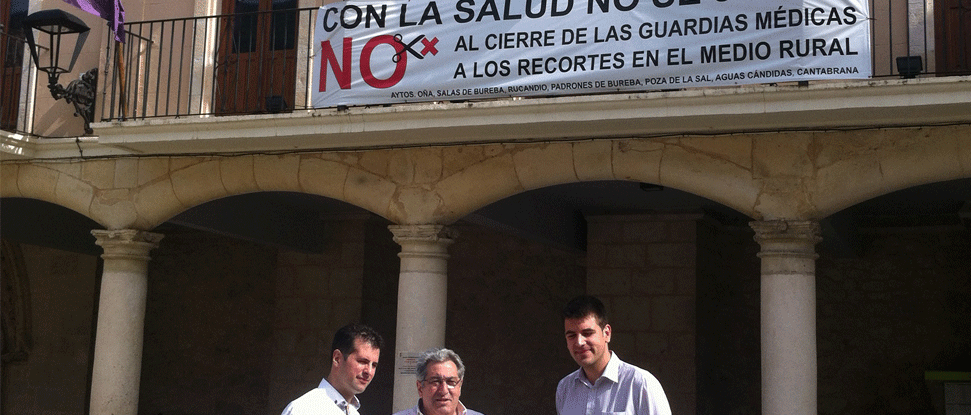 <div>El PSOE celebra la reapertura de las guardias en O&ntilde;a y Pradoluengo, pero avisa de que seguir&aacute; luchando para acabar con los recortes en sanidad</div>
