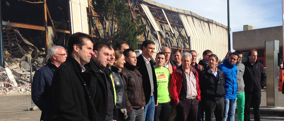 S&aacute;nchez ofrece el apoyo y el compromiso del PSOE con Campofr&iacute;o y sus trabajadores/as en Burgos