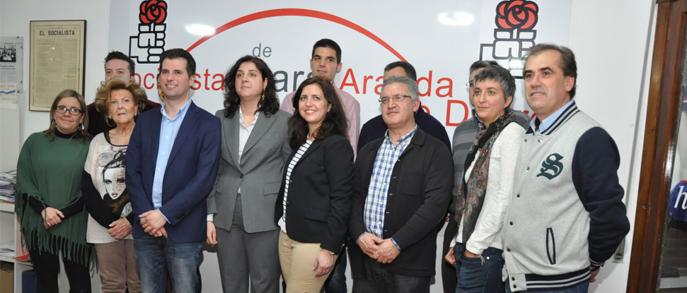Luis Tudanca califica a la candidata socialista a la Alcald&iacute;a de Aranda &nbsp;de &ldquo;honrada&rdquo; y &ldquo;ejemplar&rdquo;