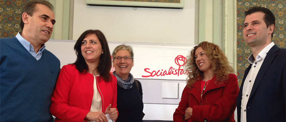Virginia Jim&eacute;nez, Luis Briones, Silvia Adri&aacute;n y Eugenio Cabrejas acompa&ntilde;an a Tudanca en los primeros puestos de la candidatura auton&oacute;mica por Burgos