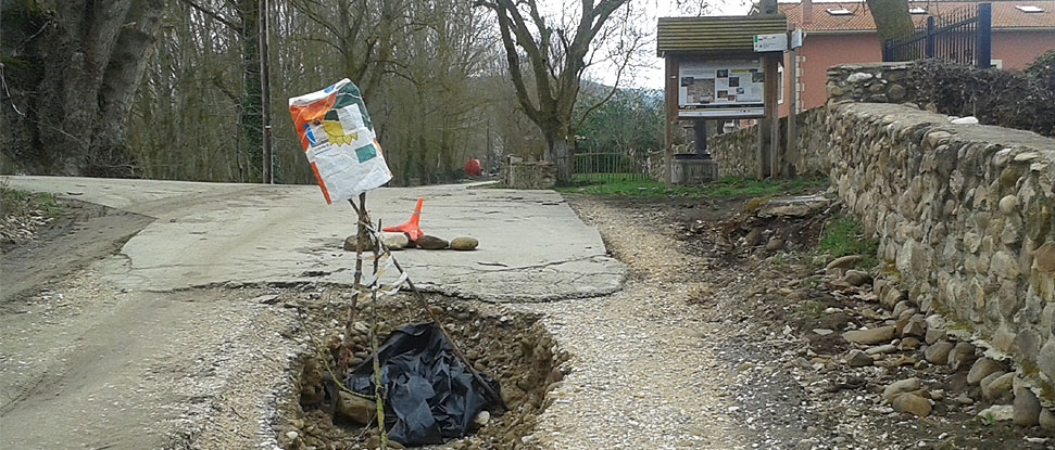 Santurde urge a la Diputación las ayudas que aprobó para los pueblos afectados por las inundaciones