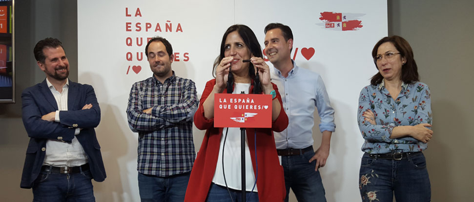 Pe&ntilde;a celebra la victoria hist&oacute;rica en las elecciones generales, con dos diputados y tres senadores para el PSOE de Burgos