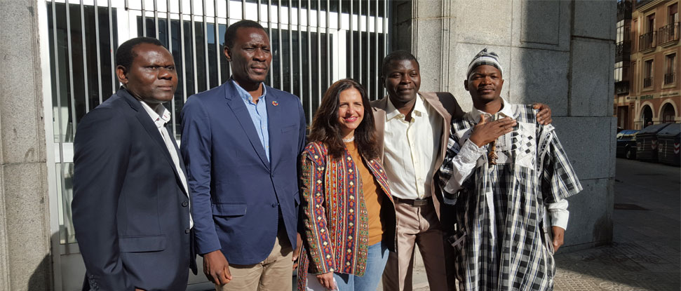 El PSOE de Burgos presenta al coordinador provincial del Grupo de Africanos Socialistas para dar m&aacute;s visibilidad a este colectivo