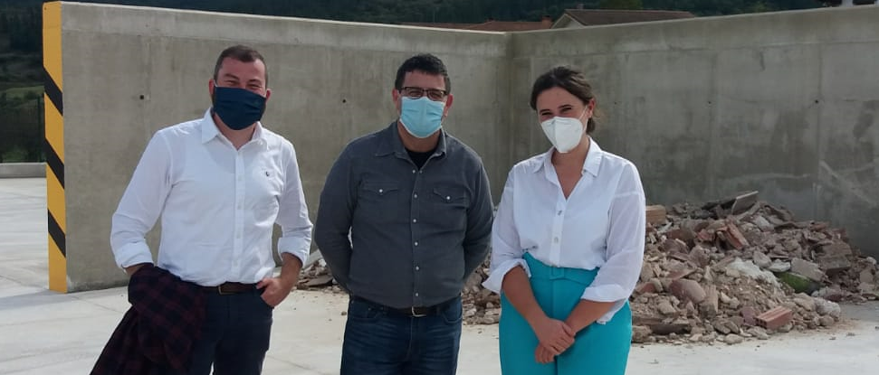 Villasana de Mena estrena la planta de transferencia y pretratamiento de residuos de construcción, demolición de obras menores y voluminosos