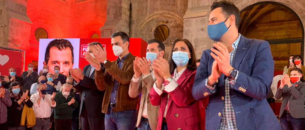 S&aacute;nchez advierte&nbsp; de que el 13 F Castilla y Le&oacute;n tiene que decidir entre el avance de una tierra o el retroceso en derechos y libertades, empezando por las mujeres