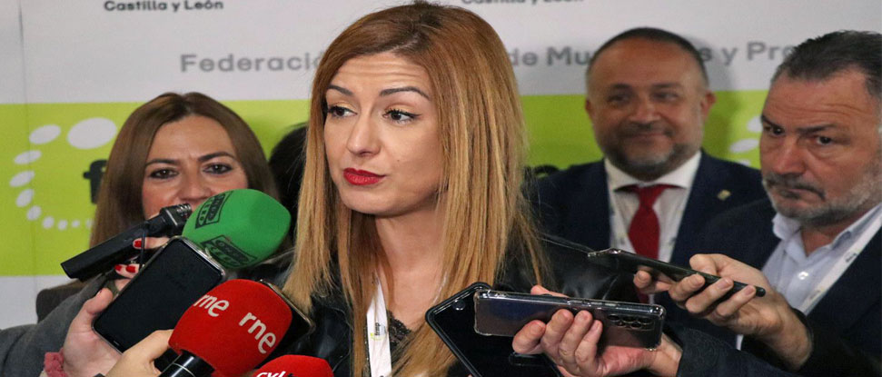 La alcaldesa de Miranda, Aitana Hernando, vicepresidenta primera de la FRMP&nbsp;